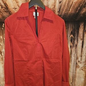 Worthington Vibrant Red Blouse